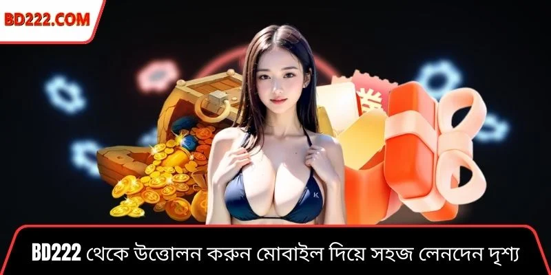 Bd222 থেকে উত্তোলন করুন মোবাইল দিয়ে সহজ লেনদেন দৃশ্য