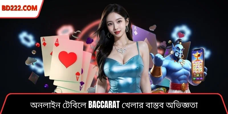 অনলাইন টেবিলে Baccarat খেলার বাস্তব অভিজ্ঞতা
