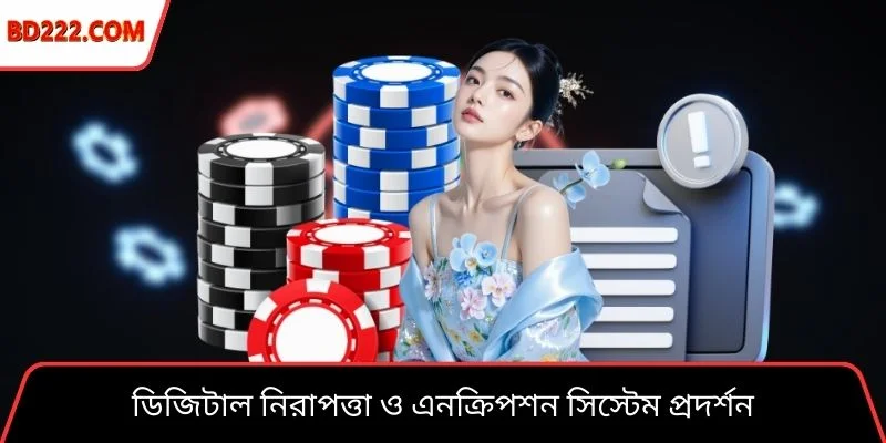 ডিজিটাল নিরাপত্তা ও এনক্রিপশন সিস্টেম প্রদর্শন