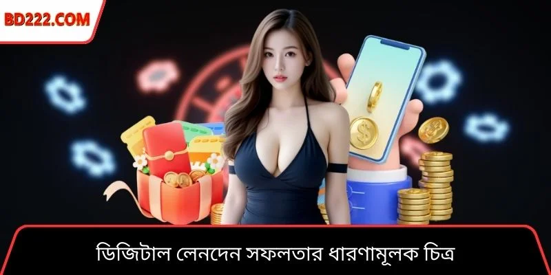 ডিজিটাল লেনদেন সফলতার ধারণামূলক চিত্র