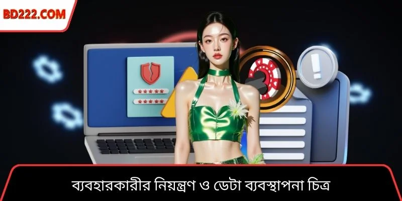 ব্যবহারকারীর নিয়ন্ত্রণ ও ডেটা ব্যবস্থাপনা চিত্র