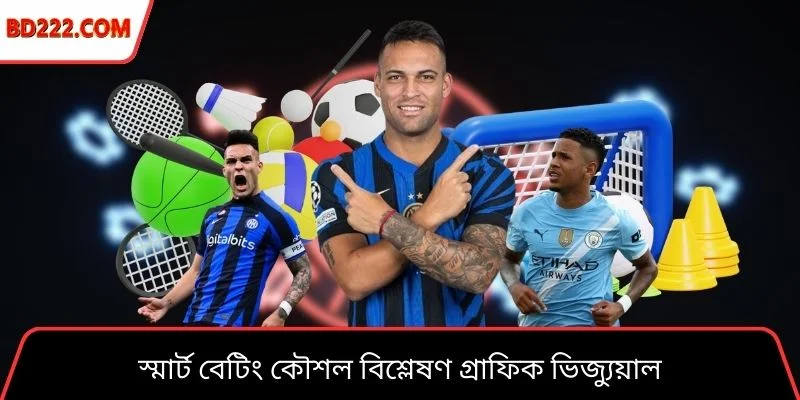 স্মার্ট বেটিং কৌশল বিশ্লেষণ গ্রাফিক ভিজ্যুয়াল