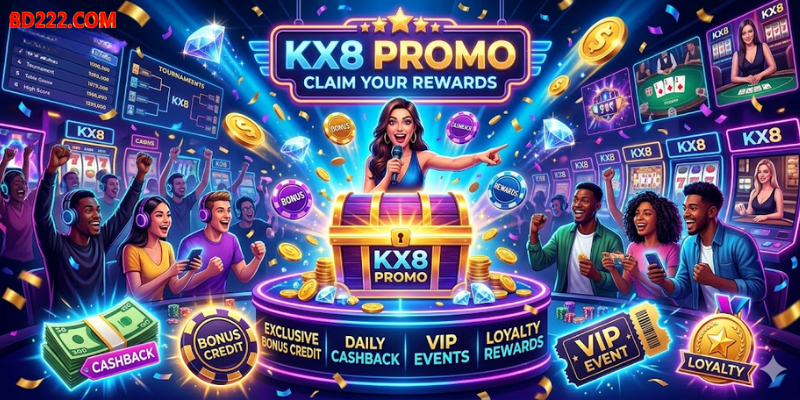 A KX8 promo is a bonus or promotional offer for eligible users.